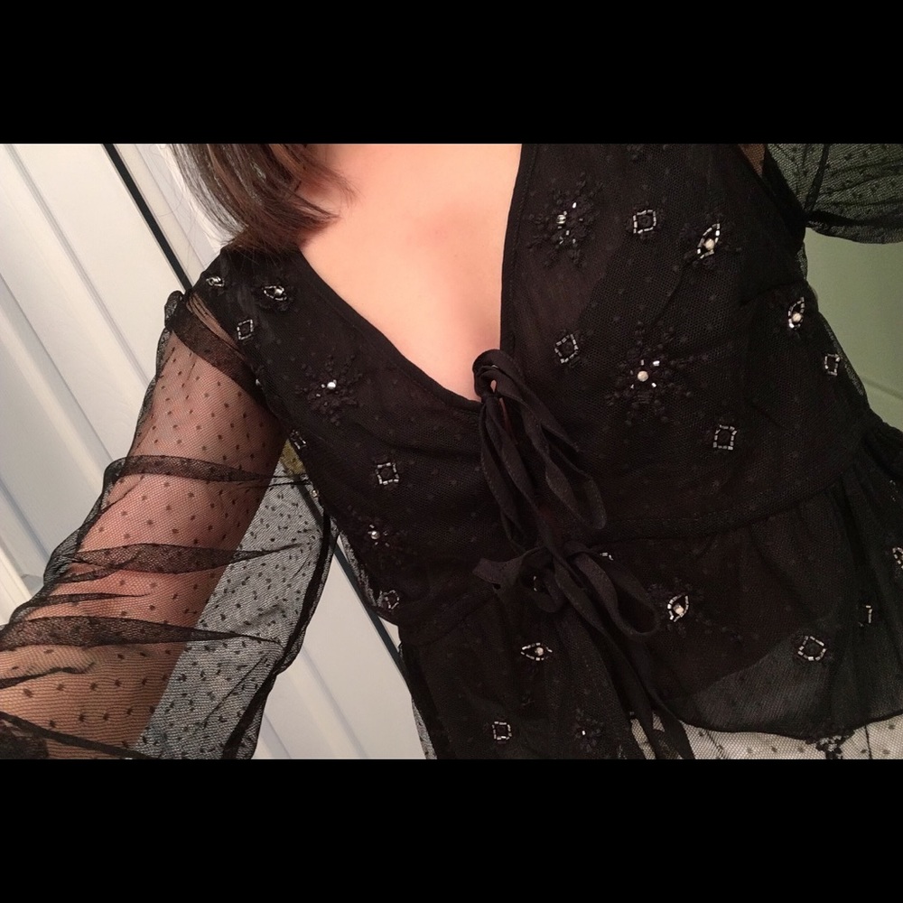 Abercrombie shear blouses top